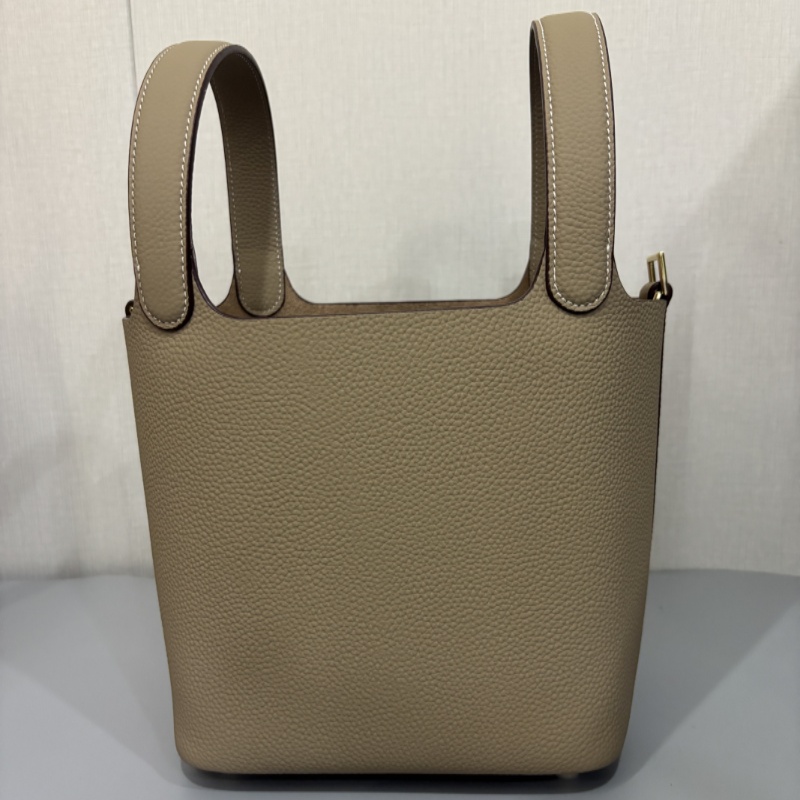 Leatherwork Diy - Genuine Leather Women Bucket Bag Fashion