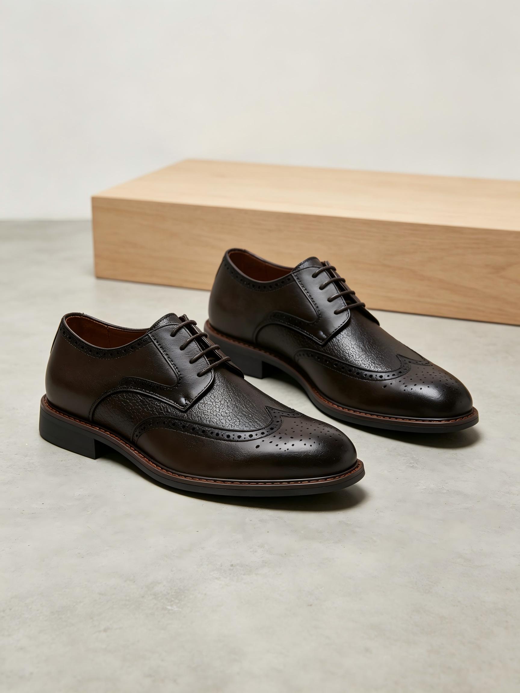 Desai Men Fleece Lined Wingtip - огляд і ціна Leather Work Oxfords