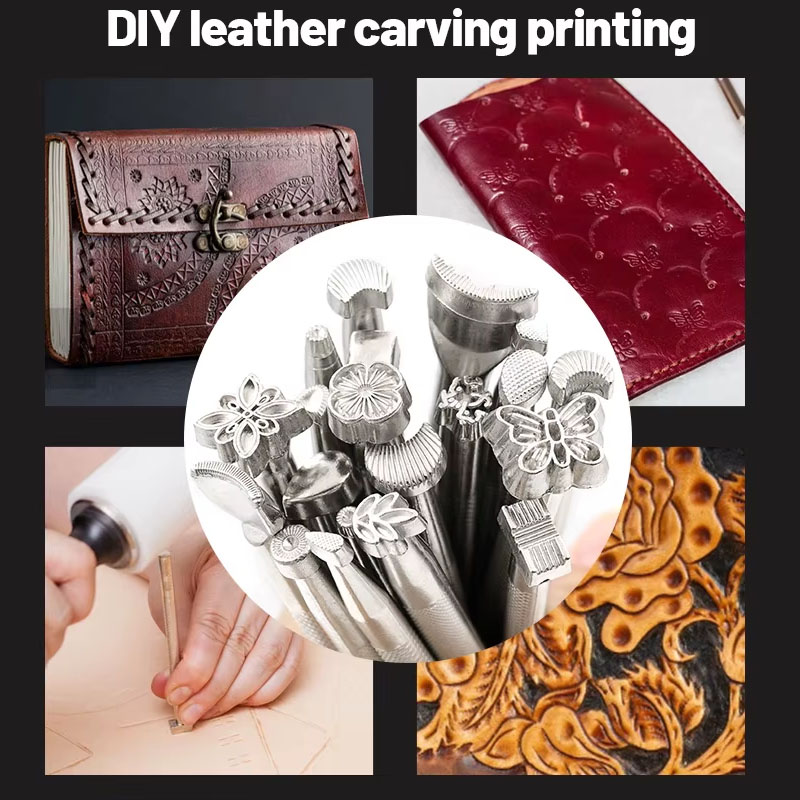20pcs Leather Seal Carving Too - огляд і ціна Leatherwork Kit