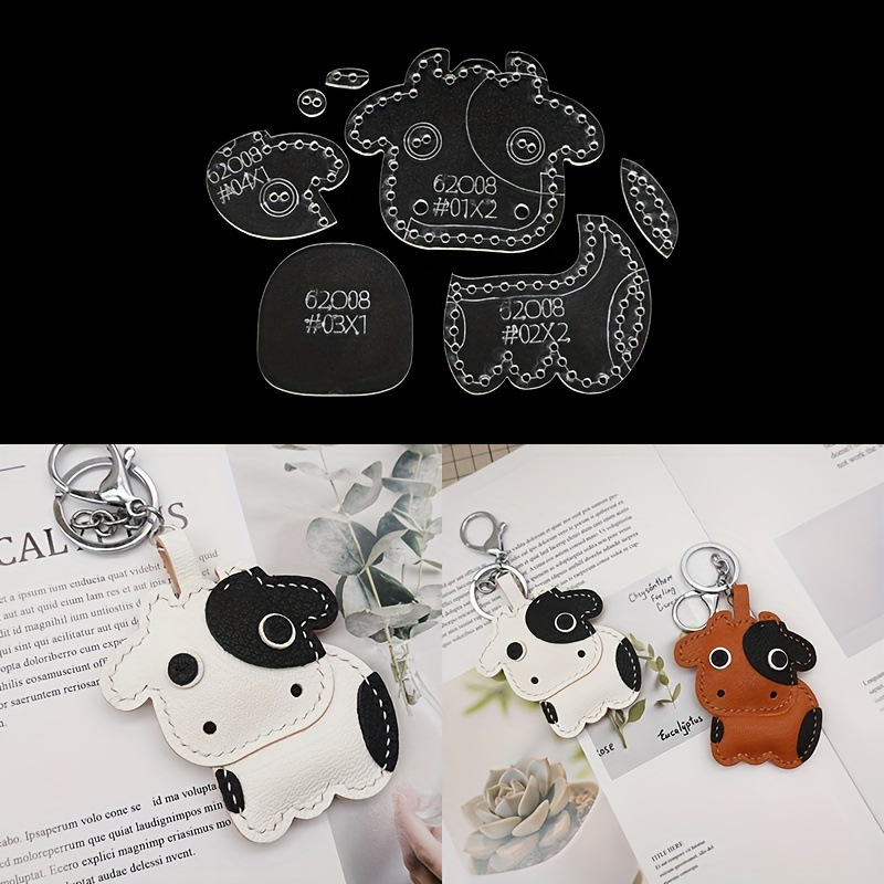 7pcs/set Cute Cartoon Cow Acry - огляд і ціна Leatherwork Kit