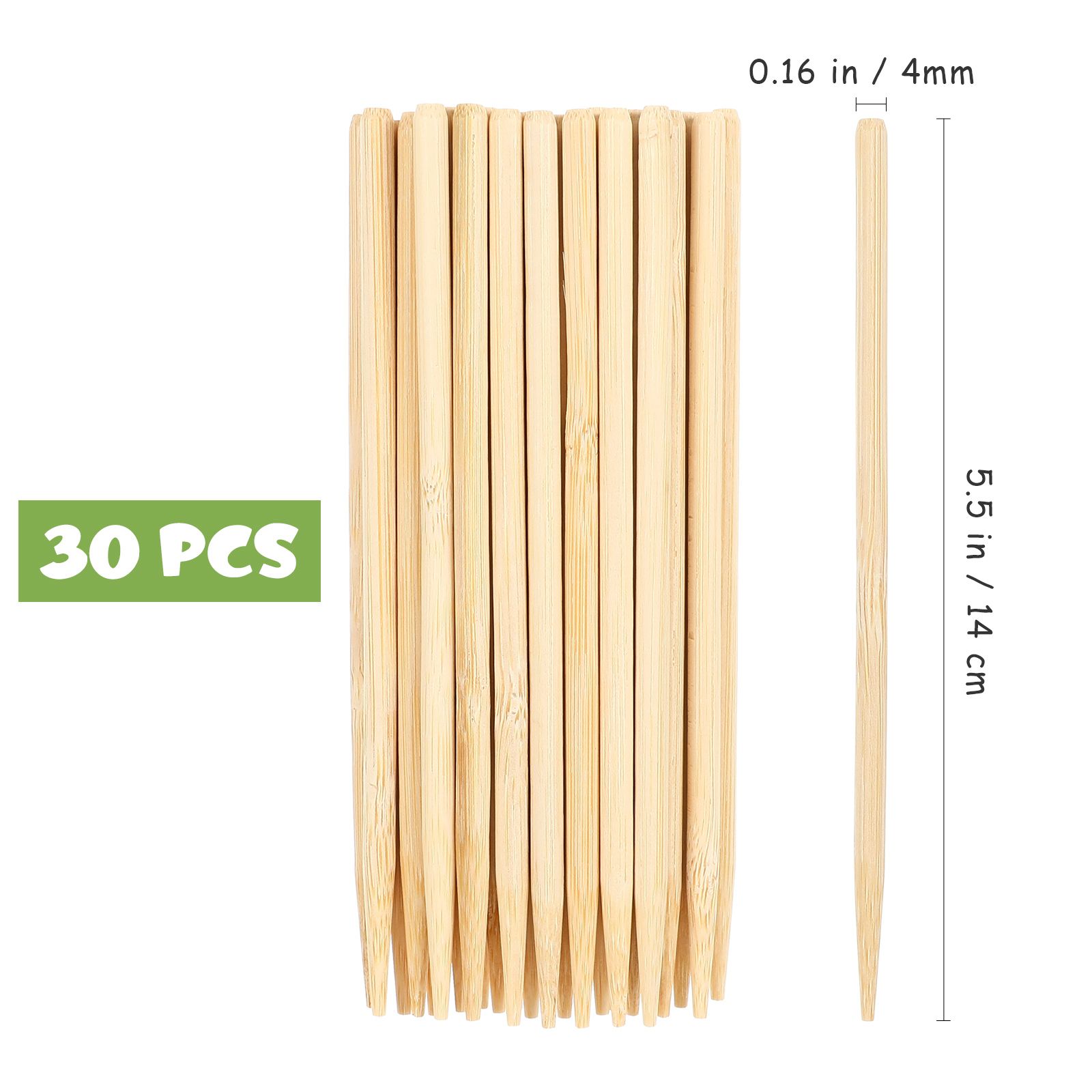 30pcs Scratch Bamboo Pens Wax  - огляд і ціна Leatherwork Diy