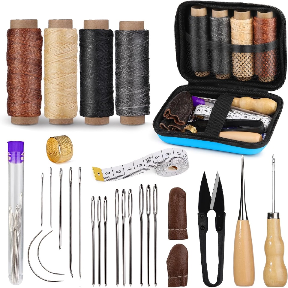 BUDDUR Leather Sewing Tools Ki - огляд і ціна Leatherwork Kit