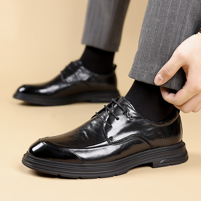 Fashion New Men Business Briti - огляд і ціна Leather Work Oxfords