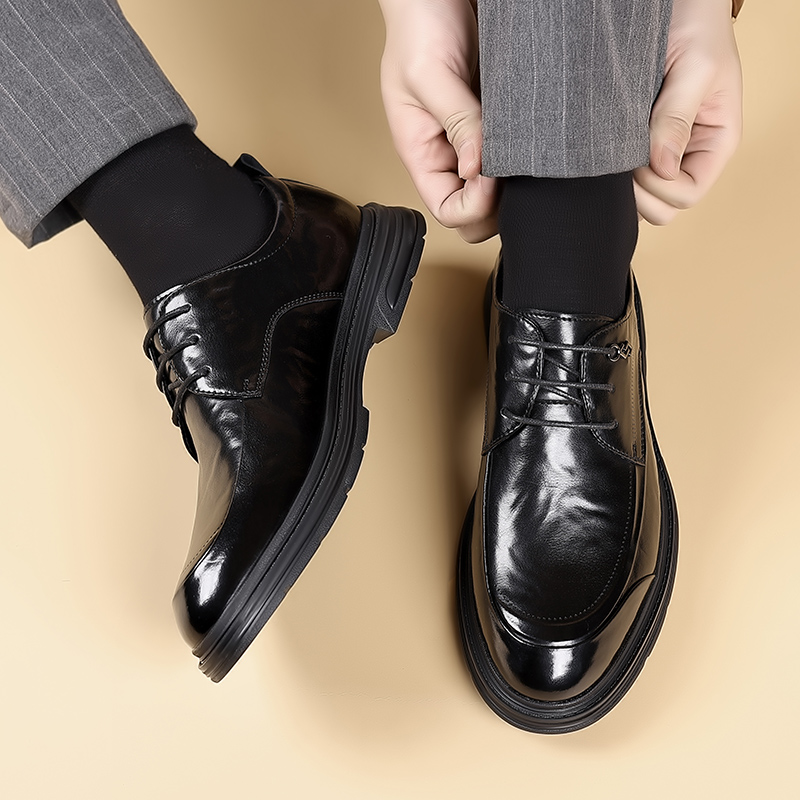Fashion New Men Business Briti - огляд і ціна Leather Work Oxfords