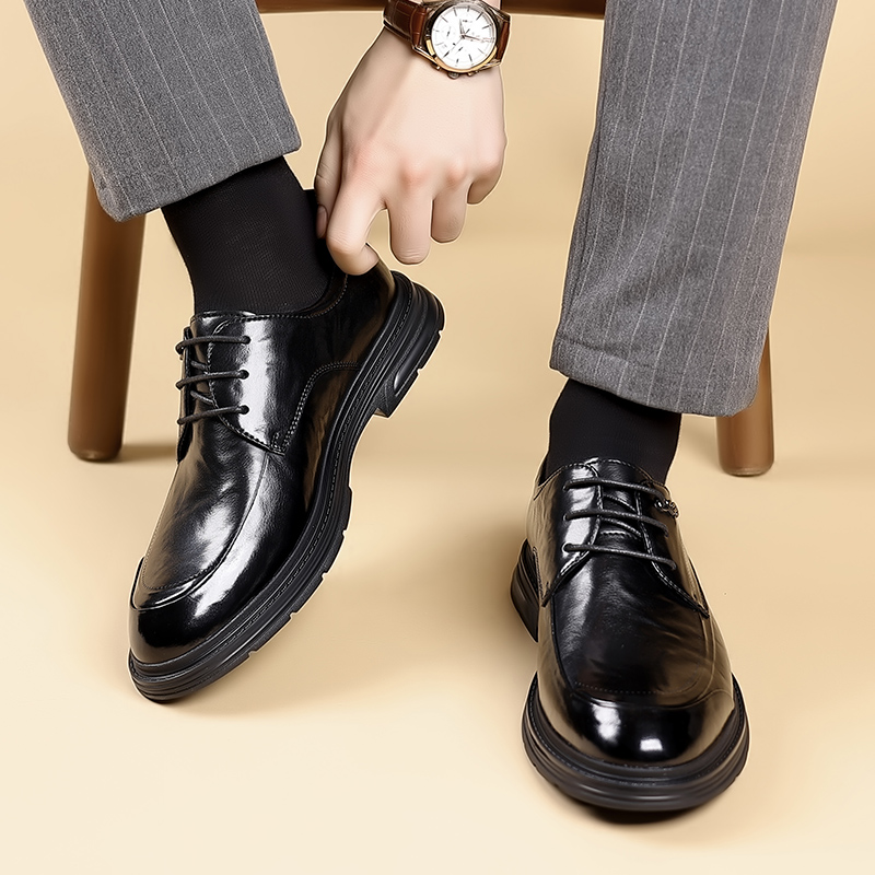 Fashion New Men Business Briti - огляд і ціна Leather Work Oxfords