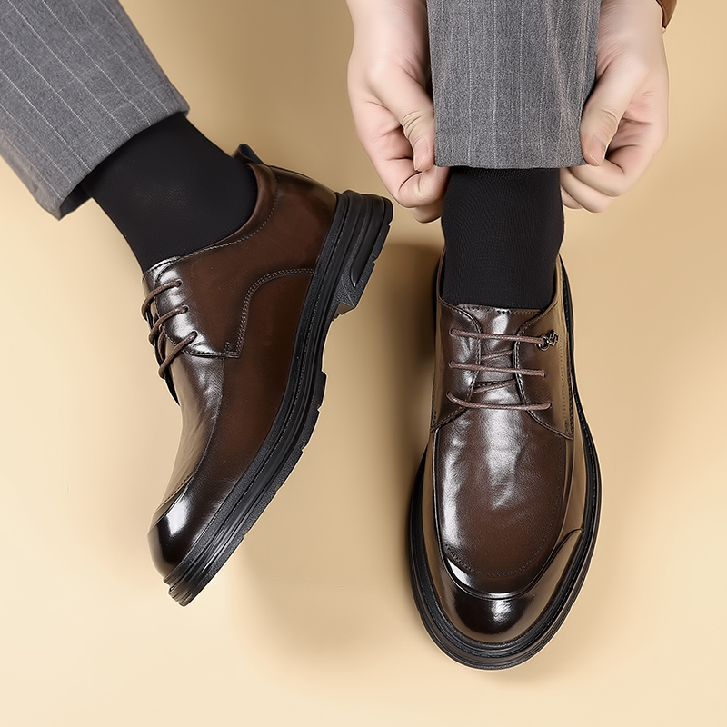 Fashion New Men Business Briti - огляд і ціна Leather Work Oxfords