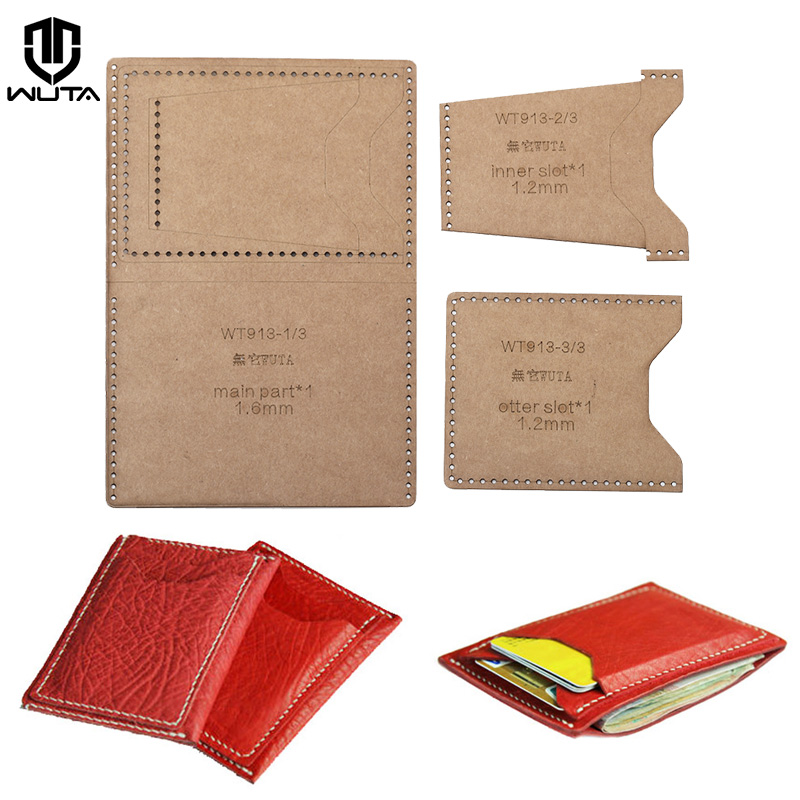 WUTA 913 Mini Card Case Kraft  - огляд і ціна Leatherwork Kit