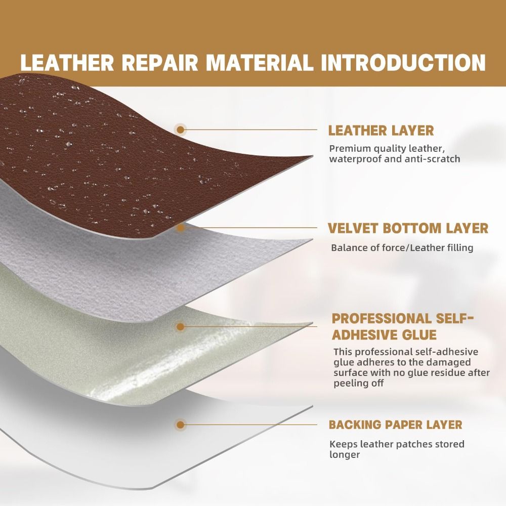 Self Adhesive Leather Repair P - огляд і ціна Leatherwork Kit
