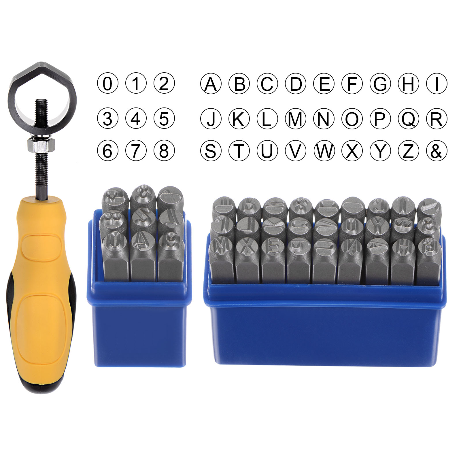 Metal Stamping Kit 6mm 10mm 12 - огляд і ціна Leatherwork Kit