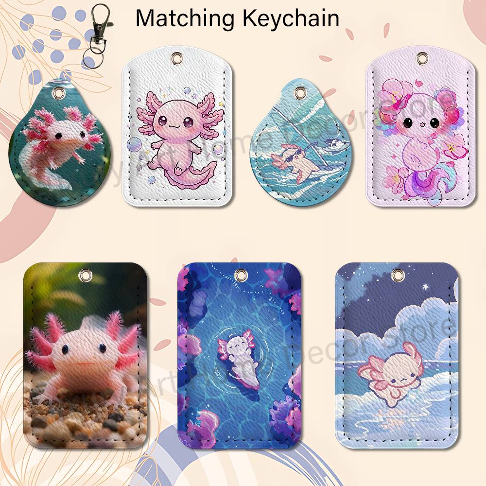 Cute pink A-Axolotl Cartoon Ho - огляд і ціна For Leather Work
