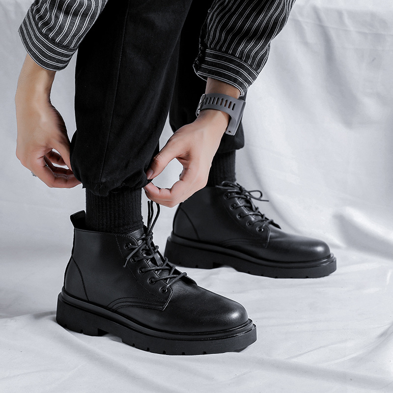 Boots Men 2025 Autumn New Brit - огляд і ціна Leatherwork Clamp